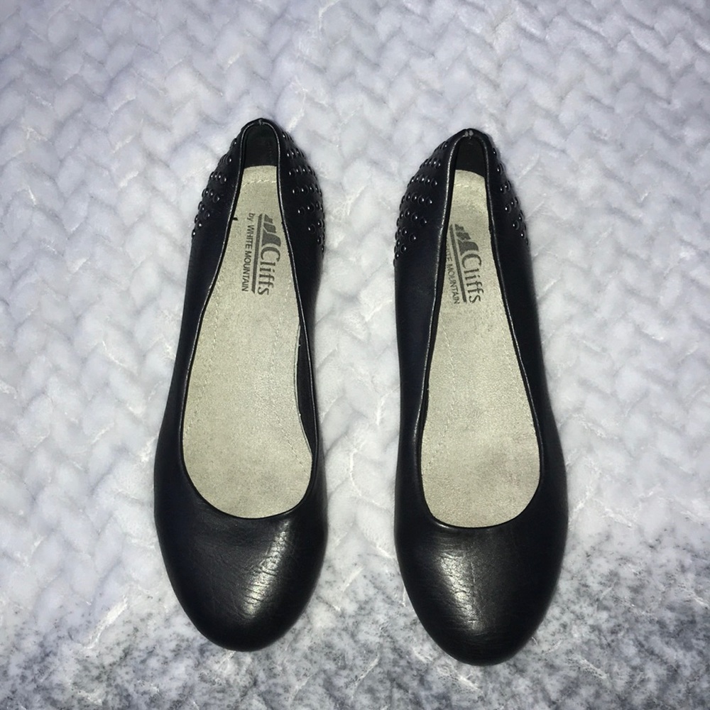 Black and Silver Flats